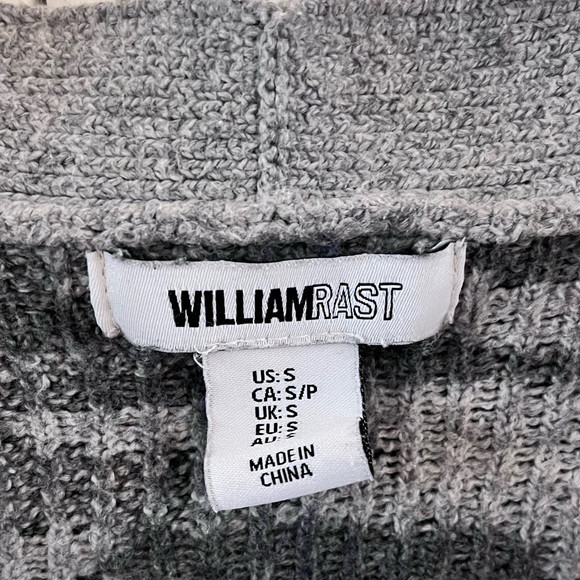 William Rast Grey Camo Cardigan Size S - Picture 3 of 5